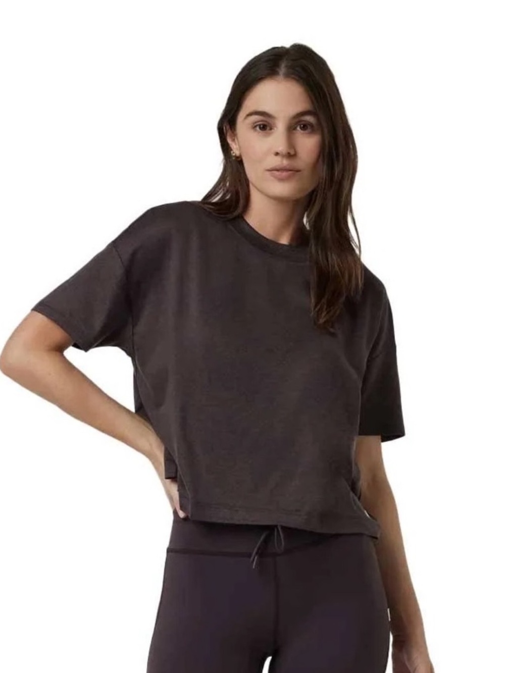 Vuori Women’s Energy Tee ~ Sangria Heather